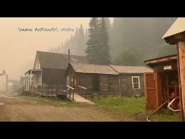 ⁣Barkerville gold rush town evacuated