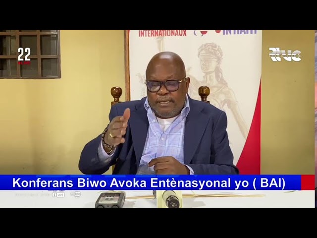 Konferans Biwo Avoka Entènasyonal yo ( BAI) sou Manèv gwoup òganize nan Sektè dwa Moun