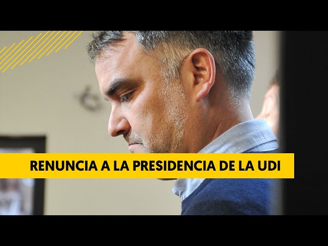 Javier Macaya renuncia a la presidencia de la UDI tras polémica defensa a su padre