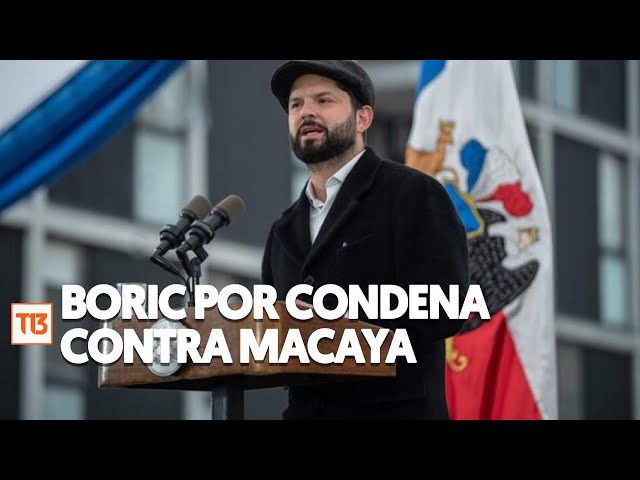 Presidente Boric por caso de Eduardo Macaya: “Nadie puede tener ningún tipo de privilegio”