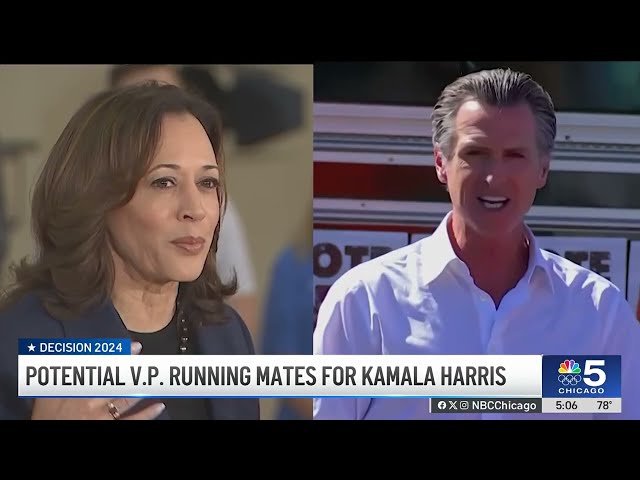2 Midwest names top list of potential VP pics for Kamala Harris