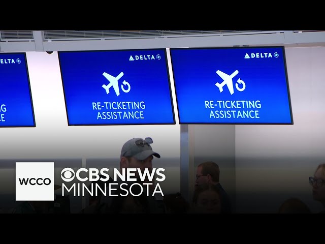 ⁣Chaos continues at MSP as travelers see delays, cancelations with flights