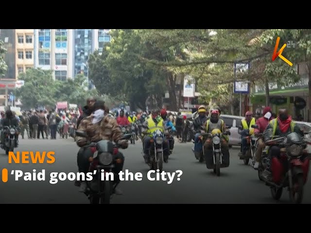 ⁣Questions emerge over riders in Nairobi robbing people
