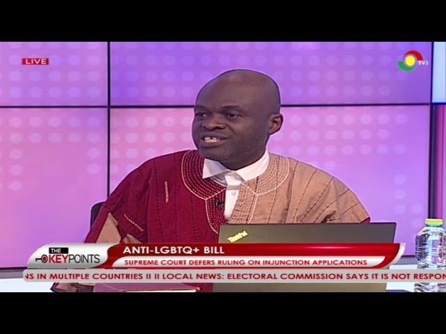 ⁣Anti LGBTQ+ Bill may likely never become law  - Kpebu