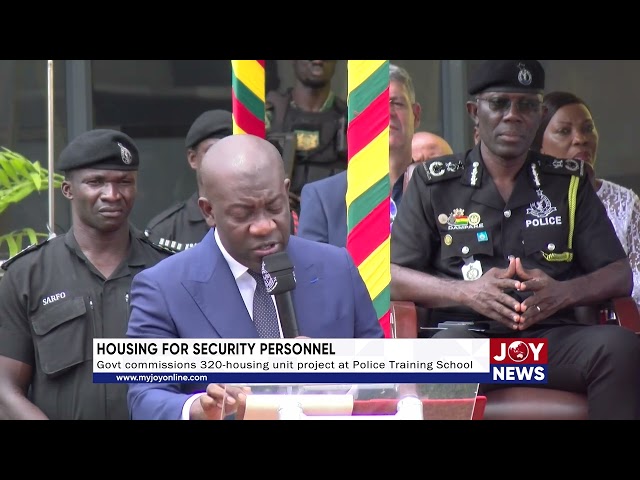 ⁣Housing for security personnel: Govt commissions 320-housing unit project at Police Training School.