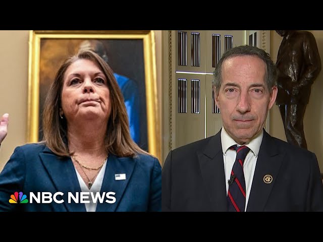 ⁣Rep. Jamie Raskin reacts to Secret Service director’s resignation after ‘operational collapse’