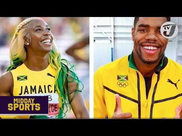 ⁣Fraser-Pryce and Knight-Wisdom named Captains of Jamaica's Olympic Team #tvjmiddaysportsnews