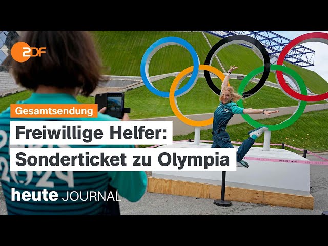 heute journal vom 23.07.2024 Olympische Spiele, Besserer Schutz des Bundesverfassungsgerichts