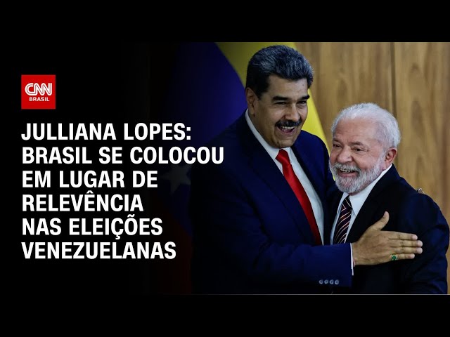 Julliana Lopes: Brasil se colocou em lugar de relevância nas eleições venezuelanas | CNN ARENA