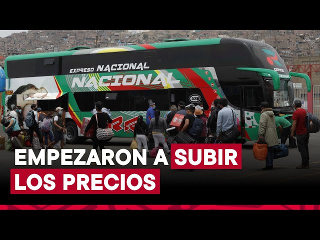 ⁣Precios de pasajes doblados por Fiestas Patrias, Lo que debes saber