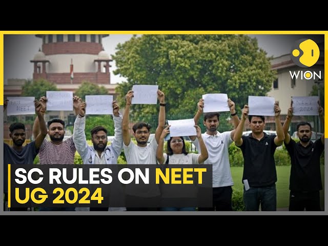 ⁣India: Supreme Court declines NEET-UG re-test, says 2.4 mn students affected | WION News