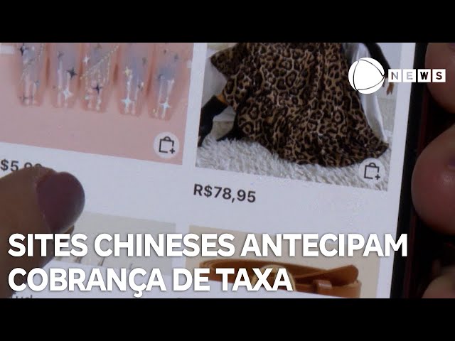 Sites chineses antecipam cobrança da ‘taxa das blusinhas’ para este sábado