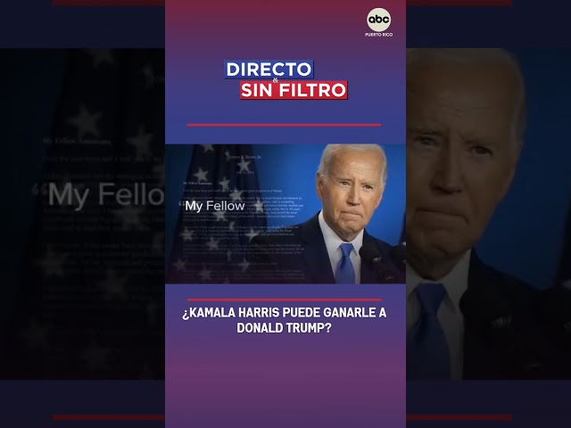 Directo y Sin Filtro: ¿Kamala Harris puede ganarle a Donald Trump?