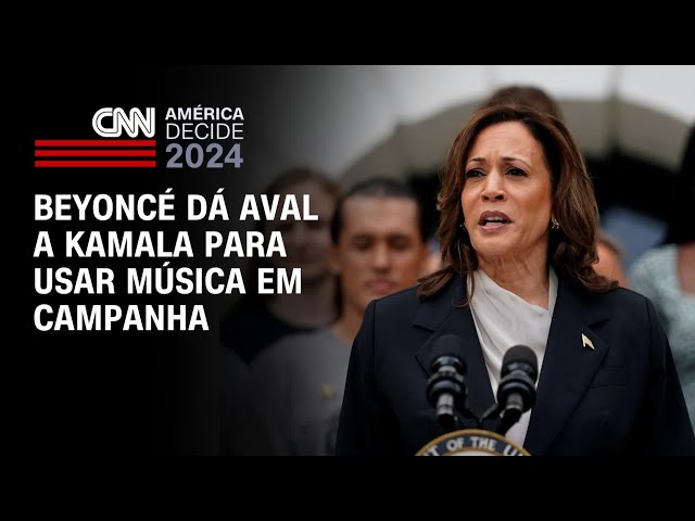 Beyoncé dá aval a Kamala Harris para usar música em campanha | CNN 360°