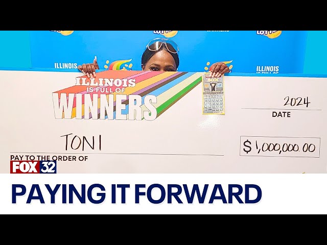 ⁣Chicago-area woman pays it forward after winning $1M lottery prize