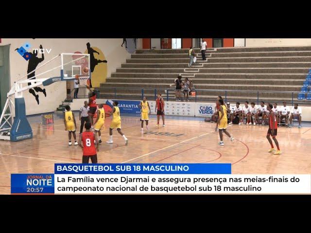 ⁣La Família vence Djarmai e assegura presença nas meias-finais do nacional basquetebol sub 18