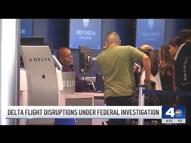 ⁣Delta flight disruptions under federal investigation
