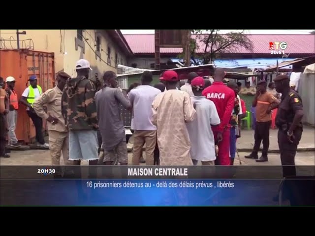www.guineesud.com. Conakry/Maison centrale: 16 prisonniers détenus au-delà des délais prévus libérés