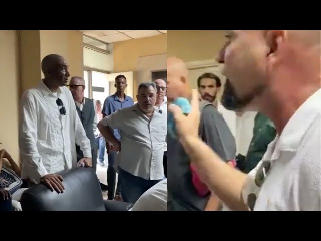 ⁣Protesta de masones frente a la Gran Logia de Cuba por la intromisión del régimen castrista