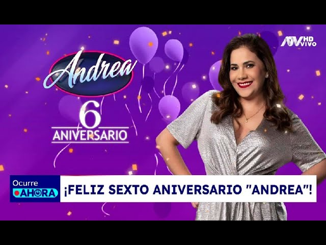 ⁣¡'Andrea' está de aniversario! seis años llevando historias 100 % reales