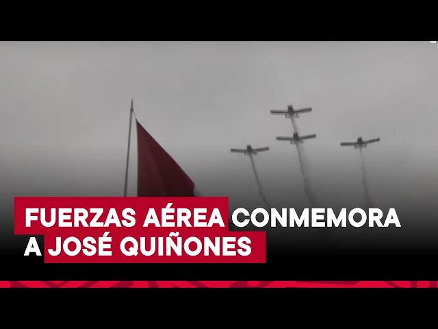 ⁣Fuerza Aérea conmemora su día y rinde homenaje a José Abelardo Quiñones