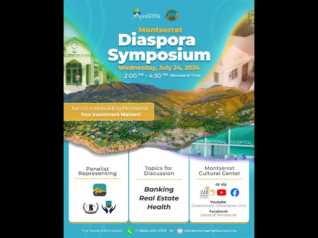 The Montserrat Diaspora Symposium July 24, 2024