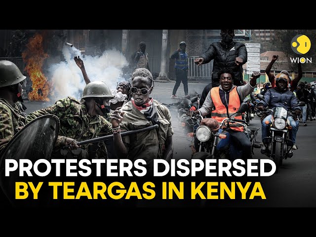 ⁣Kenya Protest LIVE: Protesters dispersed by teargas in Kenyan capital Nairobi | WION LIVE