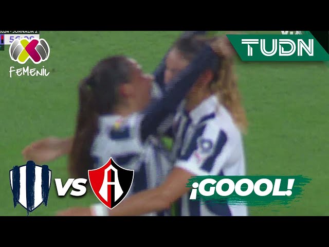 ¡APARECE BURKENROAD! Christina hace el 4-0 | Monterrey 4-0 Atlas | Liga Mx Femenil AP2024-J2 | TUDN