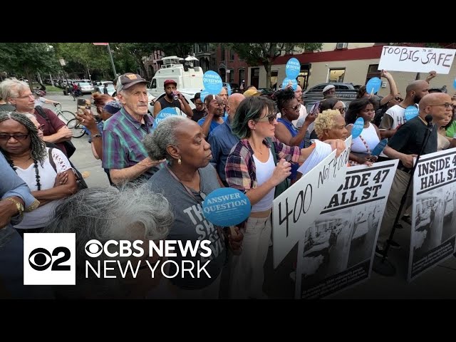 ⁣Brooklyn residents calling for safer streets after 2 shootings near migrant shelter