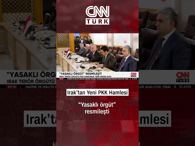 ⁣Irak'tan Terör Örgütü PKK Hakkında Yeni Karar: "Yasaklı Örgüt" Resmileşti