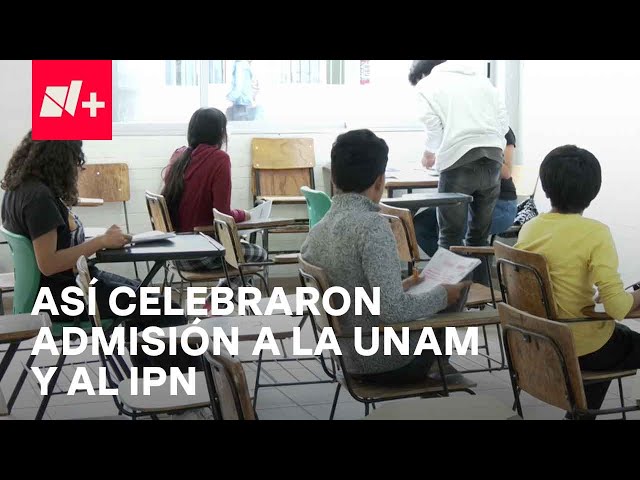 ⁣Así reciben alumnos de IPN y UNAM la noticia de su ingreso a estas instituciones - En Punto