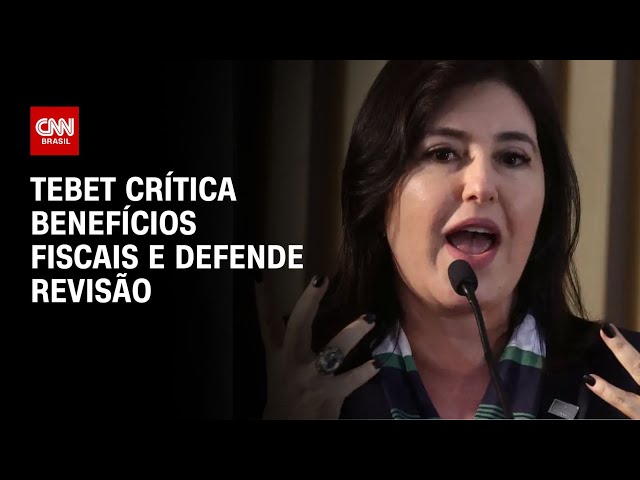 ⁣Tebet crítica benefícios fiscais e defende revisão | CNN NOVO DIA