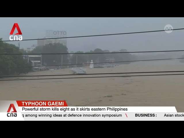 Typhoon Gaemi triggers floods, landslides in the Philippines