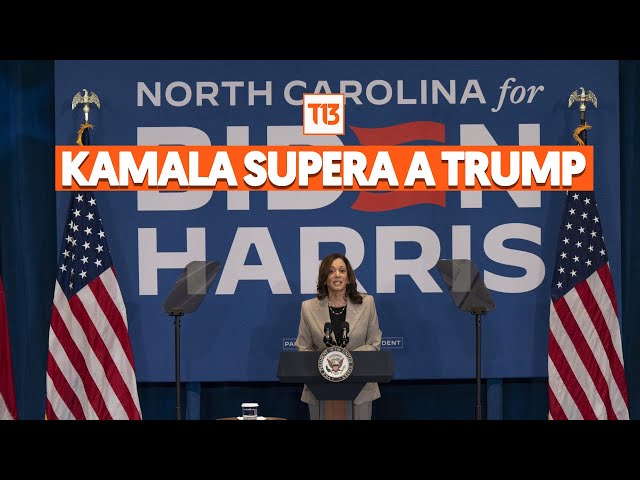 Kamala Harris comienza a superar a Donald Trump según encuestas