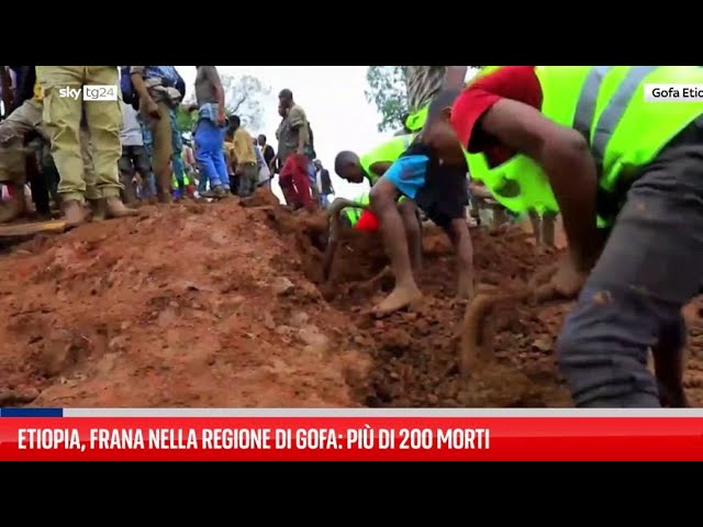 ⁣Etiopia, frana nella regione di Gofa: più di 200 morti