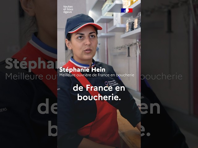 ⁣STÉPHANIE HEIN : PREMIÈRE FEMME MEILLEURE OUVRIÈRE DE FRANCE EN BOUCHERIE ! 