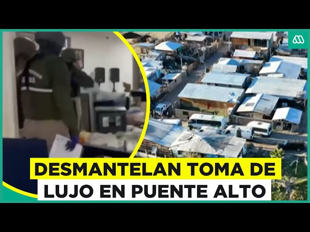 Piscinas, jacuzzis y vigilancia: Desmantelan toma donde operaría crimen organizado en Puente Alto