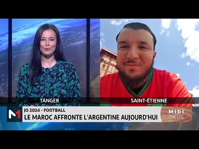 ⁣JO-Paris 2024 : le point sur le match Maroc - Argentine avec Yassine Yattioui