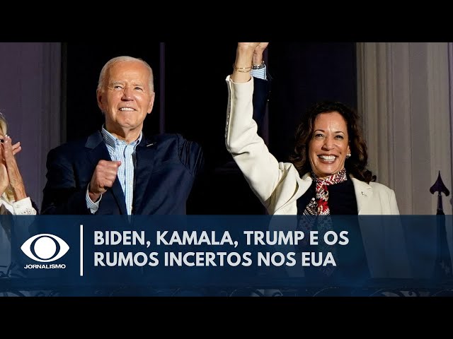 Desistência de Biden e Kamala x Trump: os próximos passos dos democratas nos EUA | Live