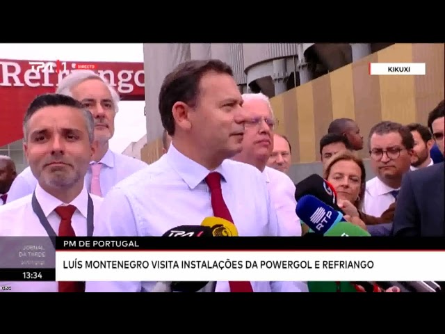 PM de Portugal - Visita instalações da Powergol e Refriango