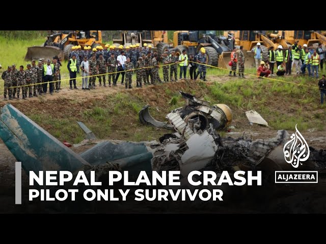 ⁣Plane crash at Nepal’s Kathmandu airport kills 18; pilot only survivor