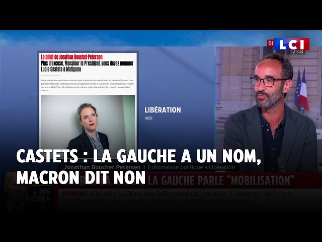 Castets : la gauche a un nom, Macron dit non