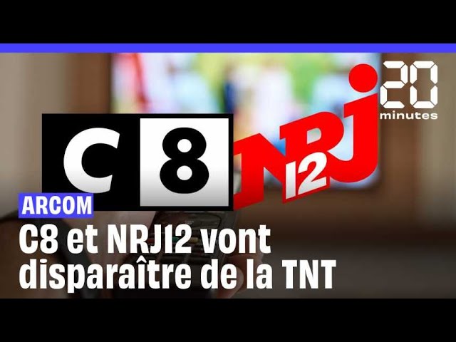 ⁣C8 et NRJ12 vont disparaître de la TNT après la décision de l’Arcom