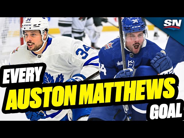 ⁣EVERY Auston Matthews Goal From The 2023-24 NHL Season