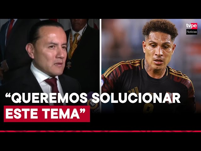 ⁣Richard Acuña espera que haya novedades sobre la situación de Paolo Guerrero