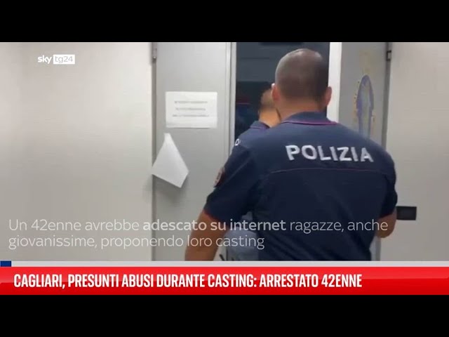 ⁣Cagliari, presunti abusi durante casting: arrestato 42enne