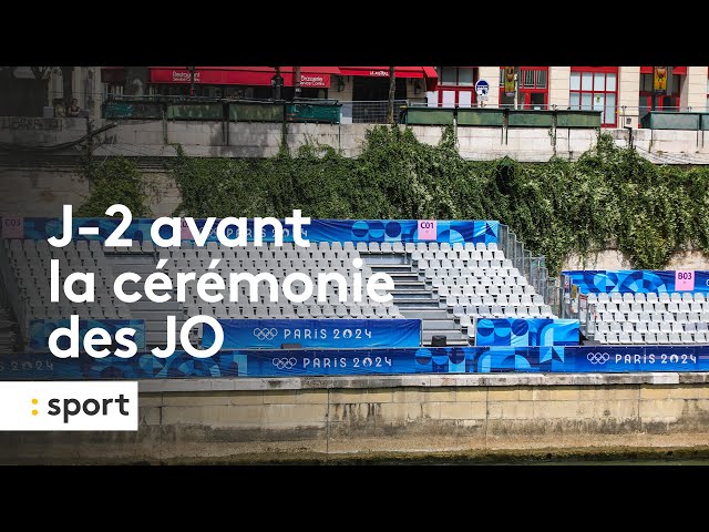 J-2 avant la cérémonie des JO