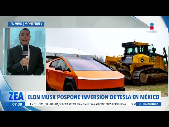 ⁣Elon Musk pospone inversión de Tesla en Nuevo León mientras Samuel García vacaciona en Turquía | Zea