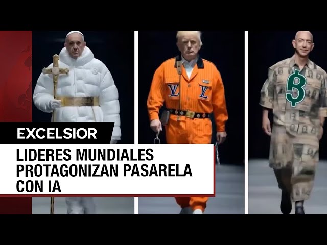 Alucinante desfile de moda de líderes mundiales creado por IA