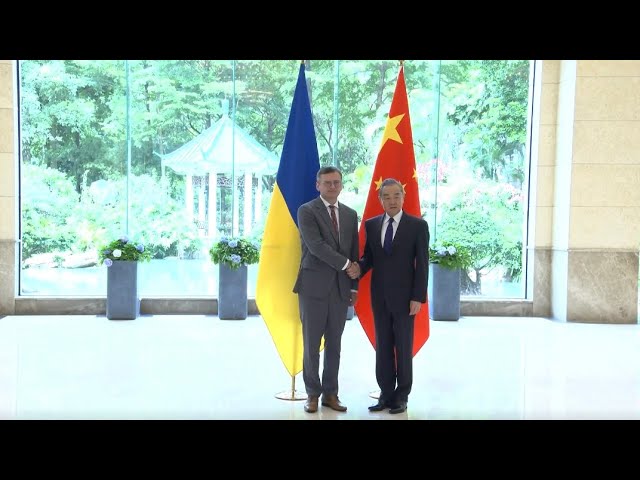 ⁣Chinese FM calls for political settlement of Ukraine crisis